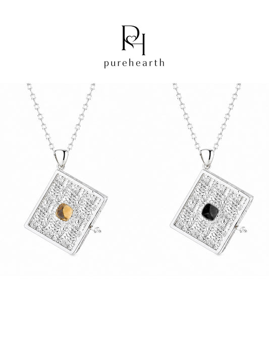 Golden Memoir Crystal Pendant