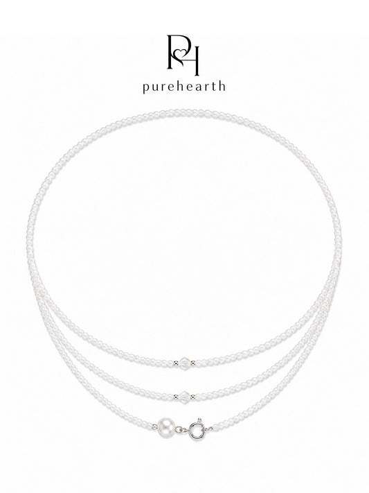 Ivory Tide Layered Pearl Necklace