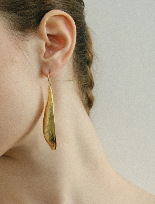Dual Texture Silver Stud Earrings