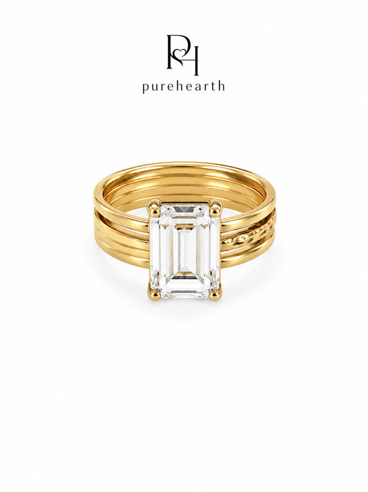 Starlight Double Band Ring