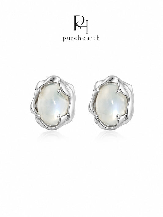 Moonlit Aura Crystal Studs