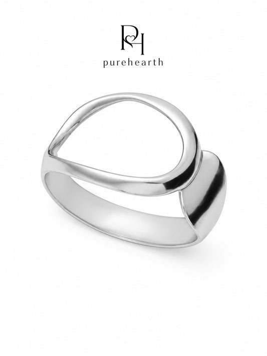 Matte Echo Wide Cuff Bracelet