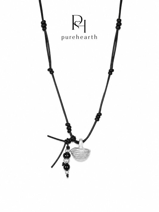 Woven Stone Talisman Necklace