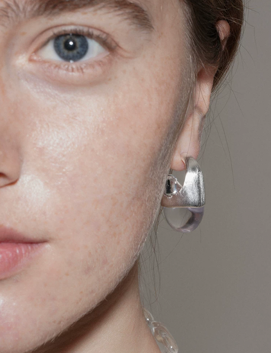 Pine Gleam Crystal Earrings