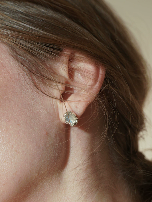Moonlit Aura Crystal Studs